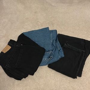 Bundle - 3 pairs of h&m mom jeans